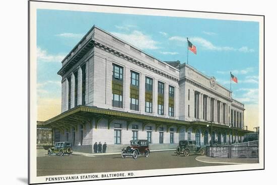 Pennsylvania Station, Baltimore-null-Mounted Art Print