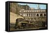 Pennsylvania Station, C.1970-80-American School-Framed Stretched Canvas