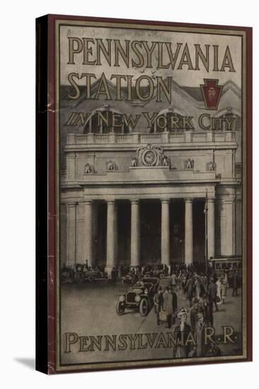 Pennsylvania Station in New York City', Advertisement for the Pennsylvania Railroad Company, 1910-null-Stretched Canvas