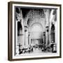 Pennsylvania Station, New York City, Main Waiting Room- Looking North, C.1910 (B/W Photo)-American Photographer-Framed Giclee Print