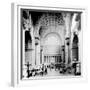 Pennsylvania Station, New York City, Main Waiting Room- Looking North, C.1910 (B/W Photo)-American Photographer-Framed Giclee Print