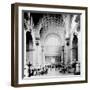 Pennsylvania Station, New York City, Main Waiting Room- Looking North, C.1910 (B/W Photo)-American Photographer-Framed Giclee Print