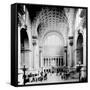 Pennsylvania Station, New York City, Main Waiting Room- Looking North, C.1910 (B/W Photo)-American Photographer-Framed Stretched Canvas