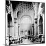 Pennsylvania Station, New York City, Main Waiting Room- Looking North, C.1910 (B/W Photo)-American Photographer-Mounted Premium Giclee Print