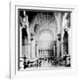 Pennsylvania Station, New York City, Main Waiting Room- Looking North, C.1910 (B/W Photo)-American Photographer-Framed Giclee Print