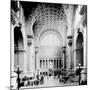 Pennsylvania Station, New York City, Main Waiting Room- Looking North, C.1910 (B/W Photo)-American Photographer-Mounted Giclee Print