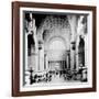 Pennsylvania Station, New York City, Main Waiting Room- Looking North, C.1910 (B/W Photo)-American Photographer-Framed Giclee Print