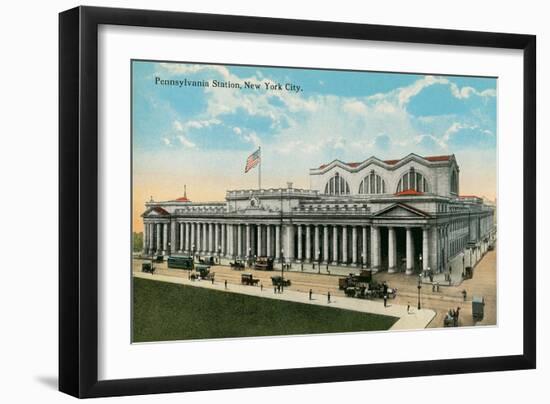 Pennsylvania Station, New York City-null-Framed Art Print