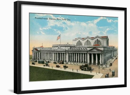 Pennsylvania Station, New York City-null-Framed Art Print