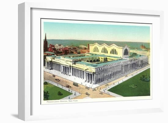 Pennsylvania Station, New York City-null-Framed Art Print