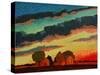 Pennsylvania Sunset-John Newcomb-Stretched Canvas