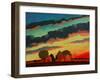 Pennsylvania Sunset-John Newcomb-Framed Giclee Print