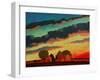 Pennsylvania Sunset-John Newcomb-Framed Giclee Print