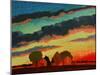 Pennsylvania Sunset-John Newcomb-Mounted Giclee Print