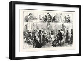 Pennsylvania the Philadelphia School of Design for Women in the Old Edwin Forrest Mansion-null-Framed Giclee Print