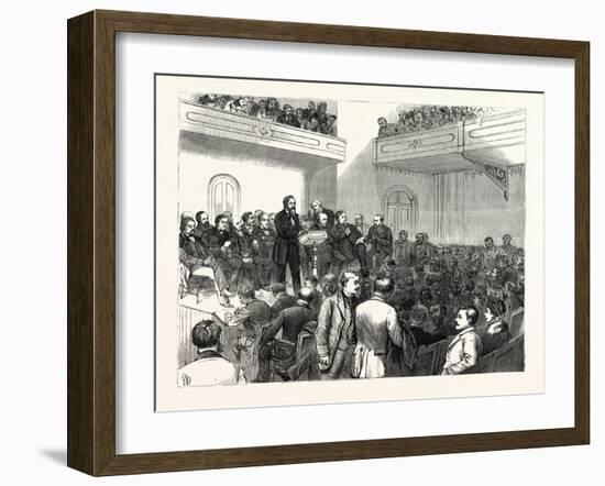 Pennsylvania: the Re-Dedication of Pardee Hall Lafayette College at Easton November 30Th-null-Framed Giclee Print