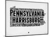 Pennsylvania Word Cloud 2-NaxArt-Mounted Art Print