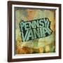 Pennsylvania-Art Licensing Studio-Framed Giclee Print