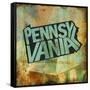 Pennsylvania-Art Licensing Studio-Framed Stretched Canvas