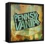 Pennsylvania-Art Licensing Studio-Framed Stretched Canvas