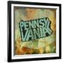 Pennsylvania-Art Licensing Studio-Framed Giclee Print