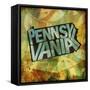 Pennsylvania-Art Licensing Studio-Framed Stretched Canvas