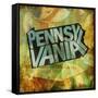 Pennsylvania-Art Licensing Studio-Framed Stretched Canvas