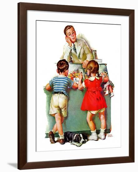 "Penny Candy,"August 19, 1939-Frances Tipton Hunter-Framed Giclee Print