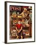 "Penny Candy," Saturday Evening Post Cover, September 23, 1944-Stevan Dohanos-Framed Giclee Print