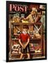 "Penny Candy," Saturday Evening Post Cover, September 23, 1944-Stevan Dohanos-Framed Giclee Print