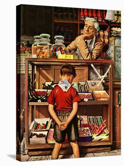 "Penny Candy," September 23, 1944-Stevan Dohanos-Stretched Canvas