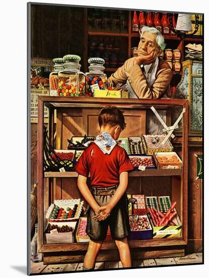 "Penny Candy," September 23, 1944-Stevan Dohanos-Mounted Giclee Print