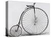 Penny-Farthing Bicycle. Engraving. 19th Century-null-Stretched Canvas