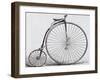 Penny-Farthing Bicycle. Engraving. 19th Century-null-Framed Giclee Print