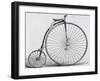 Penny-Farthing Bicycle. Engraving. 19th Century-null-Framed Giclee Print