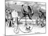 Penny Farthing Bicycle 'Under Full Sail', 1890-null-Mounted Photographic Print