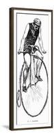 Penny Farthing Bicycle-null-Framed Giclee Print