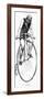 Penny Farthing Bicycle-null-Framed Giclee Print