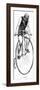 Penny Farthing Bicycle-null-Framed Giclee Print