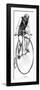 Penny Farthing Bicycle-null-Framed Giclee Print