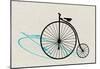 Penny Farthing Pop Art-null-Mounted Poster