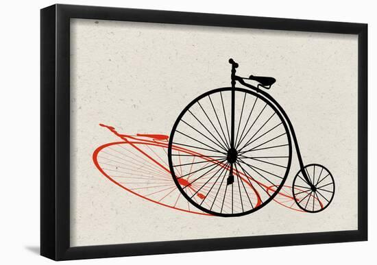 Penny Farthing Pop Art-null-Framed Poster