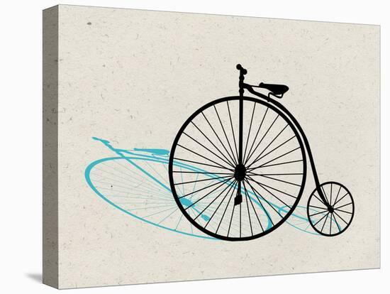 Penny Farthing Pop Art-null-Stretched Canvas