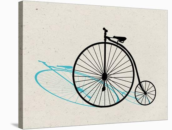 Penny Farthing Pop Art-null-Stretched Canvas