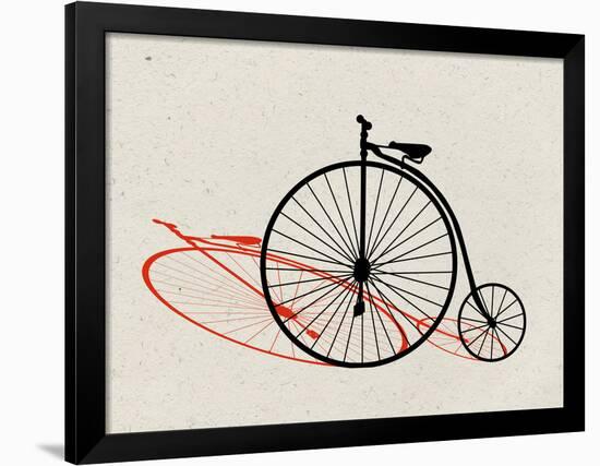 Penny Farthing Pop Art-null-Framed Poster