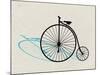 Penny Farthing Pop Art-null-Mounted Poster