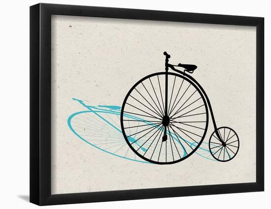 Penny Farthing Pop Art-null-Framed Poster