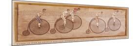 Penny Farthing Race-null-Mounted Art Print