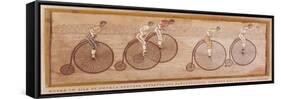 Penny Farthing Race-null-Framed Stretched Canvas