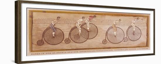 Penny Farthing Race-null-Framed Premium Giclee Print